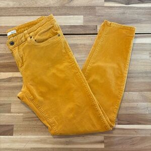 Edyson Hampton Skinny Mustard Corduroy Pants 30